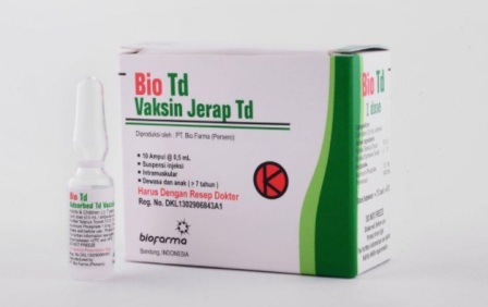 Vaksin BIO-Td (Vaksin Jerap Td) Bio Farma