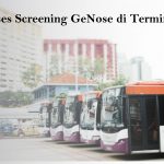 Proses Screening GeNose di Terminal Bus