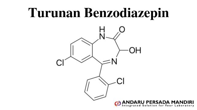 ilustrasi gambar Turunan Benzodiazepin
