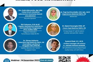 Webinar dan Workshop Pemeriksaan Halal Food
