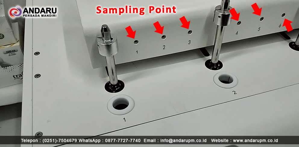 Bagian-Bagian pada Dissolution Tester : Sampling Point
