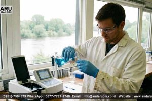 Pengujian amonia pada air sungai menggunakan spektrofotometer