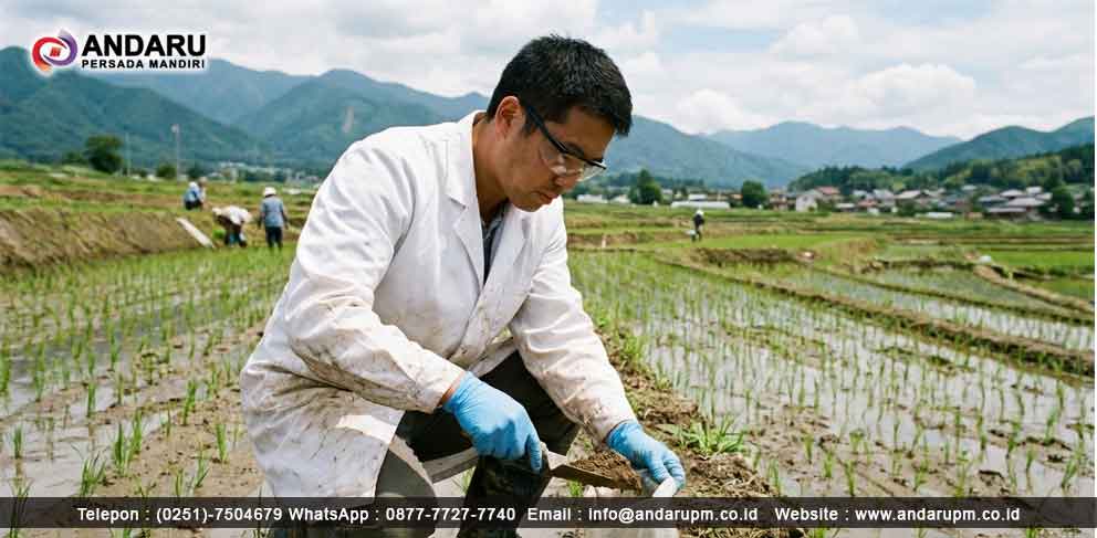 ilustrasi pengambilan sampel tanah untuk uji amonia pengambilan sampel untuk uji amonia