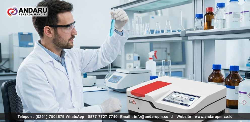 Ilustrasi pengujian H2S pada Udara Menggunakan Spektrofotometer Pengujian H2S pada udara menggunakan spektrofotometer