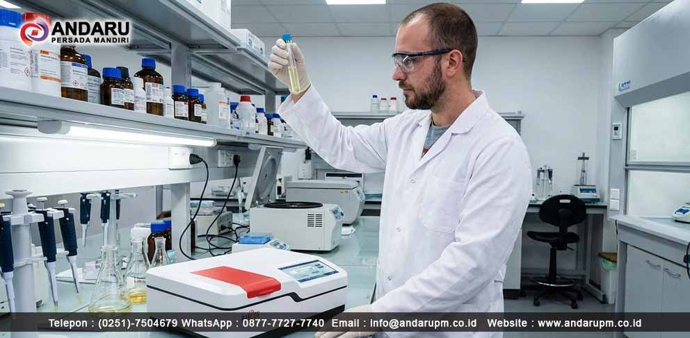 Ilustrasi pengujian Ozon (O3) pada Udara Ambien Menggunakan Spektrofotometer Pengujian Ozon (O3) pada Udara Ambien Menggunakan Spektrofotometer