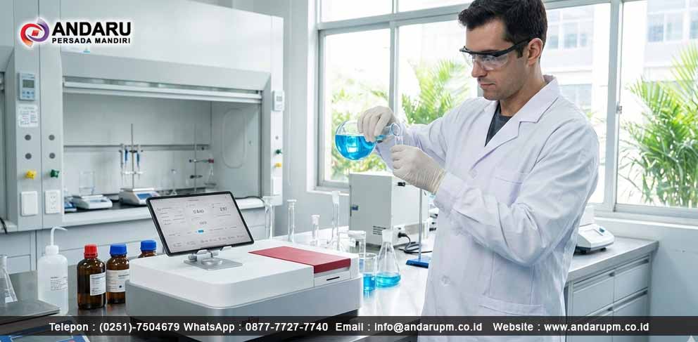 Ilustrasi pengujian H2S pada udara menggunakan spektrofotometer Pengujian H2S pada Udara Menggunakan Spektrofotometer