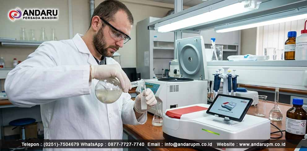 Ilustrasi pengujian sulfat pada tanah menggunakan spektrofotometer Pengujian Sulfat pada Tanah Menggunakan Spektrofotometer