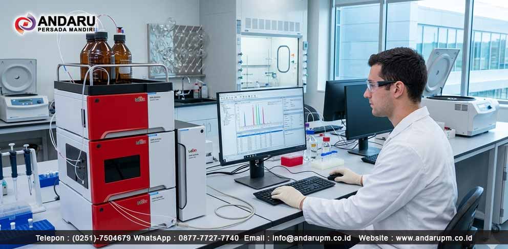 Ilustrasi pengujian karbendazim dalam air sungai menggunakan HPLC Pengujian Karbendazim dalam Air Sungai Menggunakan HPLC