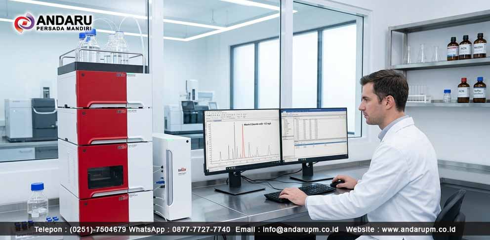 Ilustrasi pengujian vitamin C pada minuman bubuk menggunakan HPLC Pengujian Vitamin C pada Minuman Bubuk menggunakan HPLC