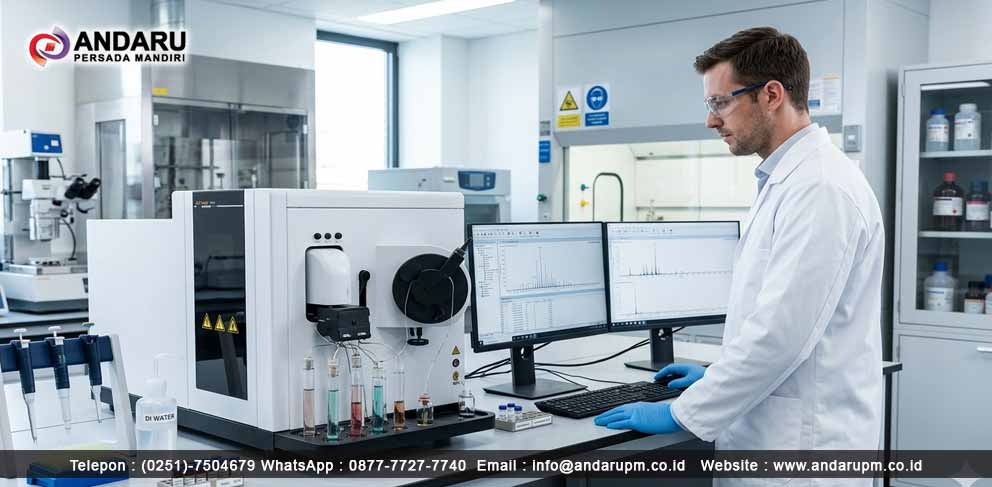 Ilustrasi pengujian Logam dalam air menggunakan ICP Pengujian Logam dalam air menggunakan ICP