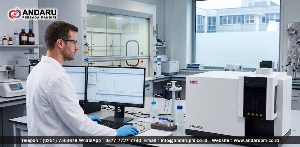 Ilustrasi pengujian logam dalam tanah menggunakan ICP Pengujian logam dalam tanah menggunakan ICP