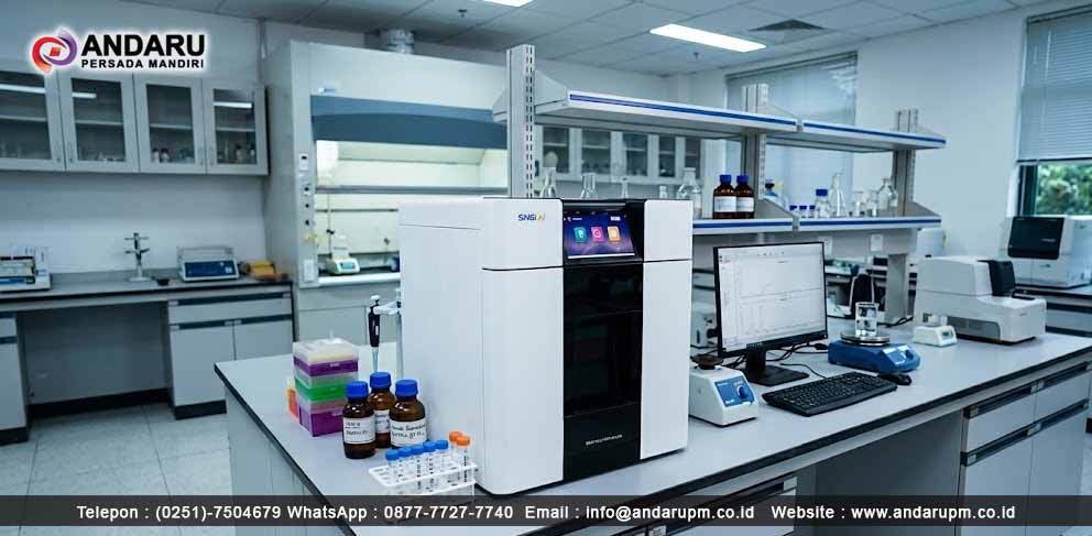 Ilustrasi alat Microwave Digestion berada di laboratorium pengujian Penggunaan Microwave Digestion pada Analisis Logam dalam Pangan